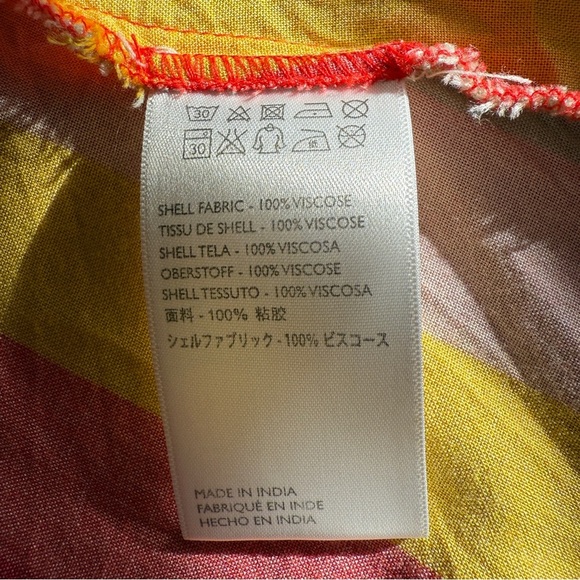 Cleobella Red Patterned Robe - Picture 8 of 14